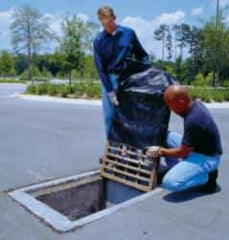 UltraTech - 48" Long x 24" Wide, Polypropylene Grate Guard - Black, Use for Oil/Sediment - Exact Tool & Supply
