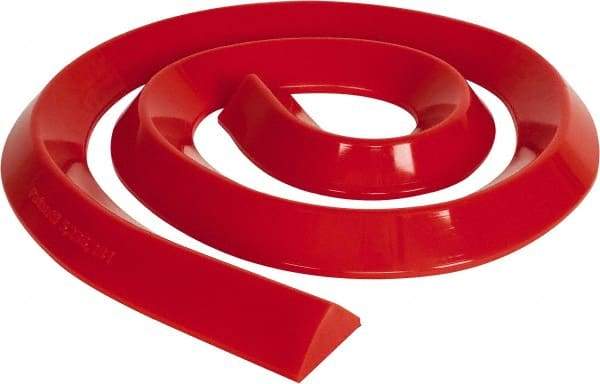 UltraTech - 10' Long x 4" Wide, Polypropylene Flexible Wall - Orange, Use to Seal off Spills From the Environment - Exact Tool & Supply