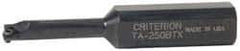 Criterion - 7/8-20 Threaded Mount, Boring Head Taper Shank - Threaded Mount Mount, 0.44 Inch Projection, 1.11 Inch Nose Diameter - Exact Tool & Supply