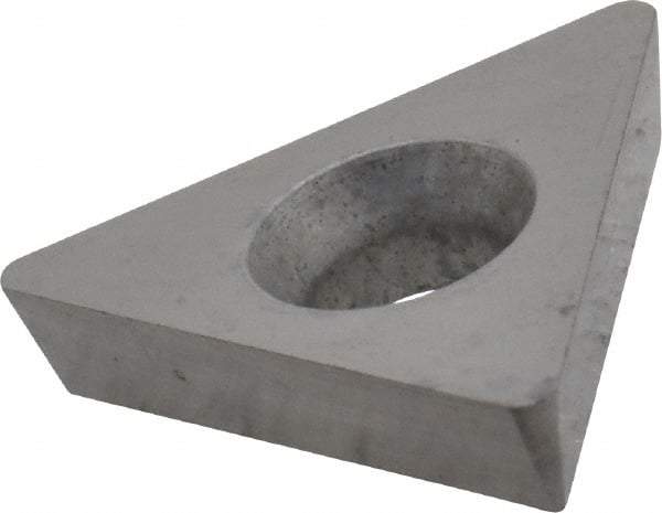Interstate - TPGW322 Grade I55 Carbide Turning Insert - Uncoated, 60° Triangle, 3/8" Inscr Circle, 1/8" Thick, 1/32" Corner Radius - Exact Tool & Supply