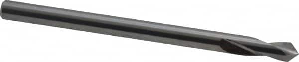 Magafor - 3mm Body Diam, 90°, 1-3/4" OAL, Solid Carbide Spotting Drill - Exact Tool & Supply