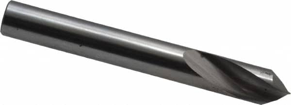 Magafor - 1/4" Body Diam, 90°, 2" OAL, Solid Carbide Spotting Drill - Exact Tool & Supply