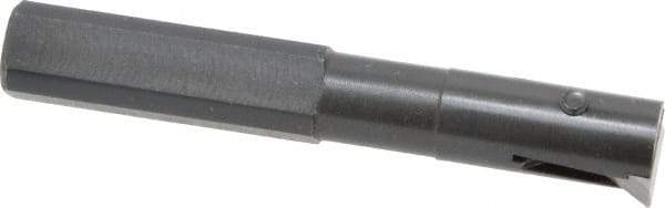 APT - 1/2" Min Bore Diam, 3" OAL, 1/2" Shank Diam, Indexable Boring Bar - 1-1/2" Max Bore Depth, TPG 221 Insert, Screw Holding Method - Exact Tool & Supply
