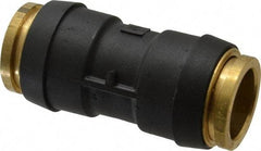 Parker - 3/4" Tube OD, Composite Push-to-Connect Tube Union - Tube to Tube Connection, 250 Max psi, Buna-N O-Ring, -40 to 200°F Working Temp - Exact Tool & Supply