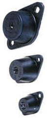 Tech Products - 1/2-13 Bolt Thread, 5-1/2" Long x 3-3/8" Wide x 1-3/4" High Standard Deflection Stud Mount Leveling Pad & Mount - 250 Max Lb Capacity, 2-1/2" Base Diam - Exact Tool & Supply