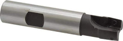 Cutting Tool Technologies - 5/8" Cut Diam, 0.38" Max Depth of Cut, 5/8" Shank Diam, 3-1/4" OAL, Indexable Square Shoulder End Mill - APKT 1003... Inserts, Weldon Shank, 90° Lead Angle - Exact Tool & Supply