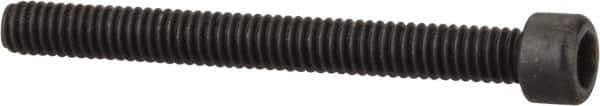 Value Collection - #1-72 UNF Hex Socket Drive, Socket Cap Screw - Alloy Steel, Black Oxide Finish, Fully Threaded, 3/4" Length Under Head - Exact Tool & Supply
