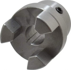 Boston Gear - 7/16" Max Bore Diam, FC12 Coupling Size, Flexible Half Coupling - 1-1/4" OD, 2.32" OAL, Steel - Exact Tool & Supply