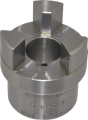 Boston Gear - 5/8" Max Bore Diam, FC15 Coupling Size, Flexible Half Coupling - 1-1/2" OD, 2.76" OAL, Steel - Exact Tool & Supply
