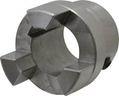 Boston Gear - 7/8" Max Bore Diam, FC15 Coupling Size, Flexible Half Coupling - 1-1/2" OD, 2.76" OAL, Steel - Exact Tool & Supply