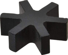 Boston Gear - 5/8" Max Bore Diam, FC12 Coupling Size, Flexible 3-Jaw Insert Coupling - 1-1/4" OD, Rubber, Order 2 Hubs & 1 Insert for Complete Coupling - Exact Tool & Supply
