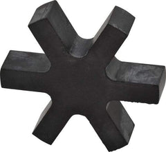Boston Gear - 1-3/8" Max Bore Diam, FC25 Coupling Size, Flexible 3-Jaw Insert Coupling - 2-1/2" OD, Rubber, Order 2 Hubs & 1 Insert for Complete Coupling - Exact Tool & Supply