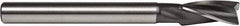Union Butterfield - 9/32" Diam, 17/64" Shank, Diam, 3 Flutes, Straight Shank, Interchangeable Pilot Counterbore - 3-13/16" OAL, 3/4" Flute Length, Bright Finish, High Speed Steel - Exact Tool & Supply
