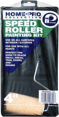 Premier Paint Roller - 3/8" Nap, Wall Paint Roller Set - 10" Wide, Steel Frame, Includes Paint Tray, Roller Cover & Frame - Exact Tool & Supply