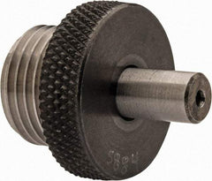 TE-CO - 5/8-18 UNF, 3/8 Inch Thread, 3/8 Inch Shaft Length, Tapped Hole Location Gage - Steel, 7/8 Inch Head Diameter, 1 Inch Overall Length - Exact Tool & Supply