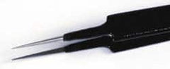 Wiha - 4-11/32" OAL 5-SA ESD Safe Tweezers - Exact Tool & Supply