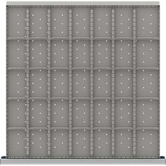 LISTA - 35-Compartment Drawer Divider Layout for 3.15" High Drawers - Exact Tool & Supply