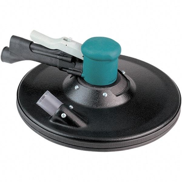Dynabrade - 11-1/4" Max Disc, 950 RPM, Pneumatic Handheld Disc Sander - 23 CFM, 1/4 NPT Inlet, 0.45 hp, 90 psi - Exact Tool & Supply