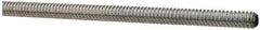 Made in USA - #4-40 UNC (Coarse), 2' Long, Low Carbon Steel Threaded Rod - Zinc-Plated Finish, Right Hand Thread - Exact Tool & Supply