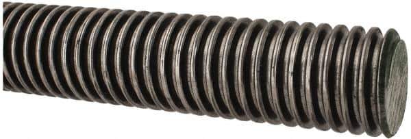 Keystone Threaded Products - 1-1/4-5 Acme, 3' Long, Alloy Steel General Purpose Acme Threaded Rod - Oil Finish Finish, Right Hand Thread, 2G Fit - Exact Tool & Supply