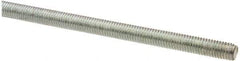 Value Collection - M5x0.8 UNC (Coarse), 1m Long, Steel Metric Threaded Rod - Zinc-Plated Finish, Right Hand Thread - Exact Tool & Supply