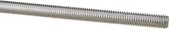 Value Collection - M6x1 UNC (Coarse), 1m Long, Steel Metric Threaded Rod - Zinc-Plated Finish, Right Hand Thread - Exact Tool & Supply