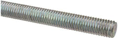 Value Collection - M10x1.5 UNC (Coarse), 1m Long, Steel Metric Threaded Rod - Zinc-Plated Finish, Right Hand Thread - Exact Tool & Supply