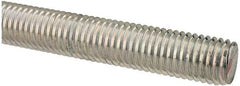 Value Collection - M14x2 UNC (Coarse), 1m Long, Steel Metric Threaded Rod - Zinc-Plated Finish, Right Hand Thread - Exact Tool & Supply