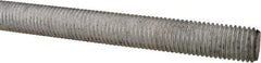 Value Collection - M16x2 UNC (Coarse), 1m Long, Steel Metric Threaded Rod - Zinc-Plated Finish, Right Hand Thread - Exact Tool & Supply