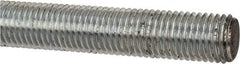 Value Collection - M20x2.5 UNC (Coarse), 1m Long, Steel Metric Threaded Rod - Zinc-Plated Finish, Right Hand Thread - Exact Tool & Supply