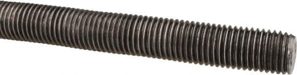 Value Collection - M16x2 UNC (Coarse), 1m Long, Steel Metric Threaded Rod - Oil Finish Finish, Right Hand Thread - Exact Tool & Supply