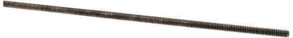 Made in USA - #4-40 UNC (Coarse), 3' Long, Stainless Steel Threaded Rod - Right Hand Thread - Exact Tool & Supply