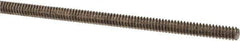 Made in USA - #6-32 UNC (Coarse), 3' Long, Stainless Steel Threaded Rod - Right Hand Thread - Exact Tool & Supply
