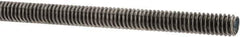 Made in USA - #8-32 UNC (Coarse), 3' Long, Stainless Steel Threaded Rod - Right Hand Thread - Exact Tool & Supply