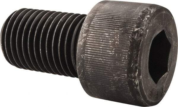 Value Collection - 1-1/2 - 6 UNC Hex Socket Drive, Socket Cap Screw - Alloy Steel, Black Oxide Finish, Fully Threaded, 2-1/2" Length Under Head - Exact Tool & Supply