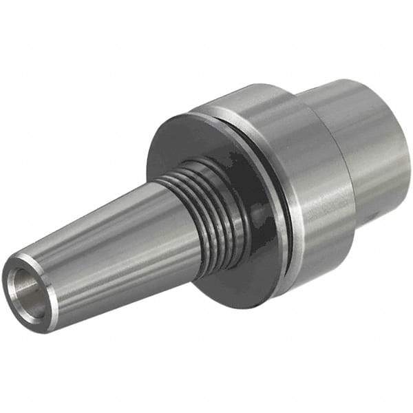Iscar - 1/8" Hole Diam, HSK40E Taper Shank Shrink Fit Tool Holder & Adapter - 2.537" Projection, 0.39" Nose Diam, 0.63" Clamping Depth, 25,000 RPM, Through Coolant - Exact Tool & Supply