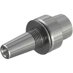 Iscar - 1/8" Hole Diam, HSK40E Taper Shank Shrink Fit Tool Holder & Adapter - 2.537" Projection, 0.39" Nose Diam, 0.63" Clamping Depth, 25,000 RPM, Through Coolant - Exact Tool & Supply