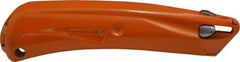 PHC - Springback Utility Knife - 1-1/2" Blade, OSHA Orange Zinc Handle, 1 Blade Included - Exact Tool & Supply
