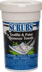 Scrubs - Center Pull Bucket/Canister of Wipes Graffiti/Vandal Mark Remover - Exact Tool & Supply