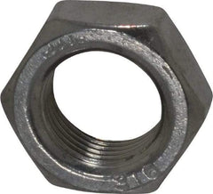 Value Collection - 3/4-16 UNF Stainless Steel Right Hand Hex Jam Nut - 1-1/8" Across Flats, 27/64" High, Uncoated - Exact Tool & Supply
