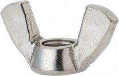 Value Collection - 5/16-18 UNC, Stainless Steel Standard Wing Nut - Grade 316, 1-1/4" Wing Span, 0.66" Wing Span - Exact Tool & Supply