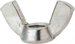 Value Collection - 3/8-16 UNC, Stainless Steel Standard Wing Nut - Grade 316, 1.44" Wing Span, 0.79" Wing Span - Exact Tool & Supply