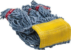 Rubbermaid - 5" Yellow Head Band, Small Blended Fiber Loop End Mop Head - 4 Ply, Use for General Purpose - Exact Tool & Supply