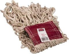 Rubbermaid - 5" Red Head Band, Large Cotton Loop End Mop Head - 4 Ply, Use for General Purpose - Exact Tool & Supply