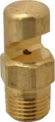 Bete Fog Nozzle - 1/8" Pipe, 145° Spray Angle, Brass, Extra Wide Fan Nozzle - Male Connection, 1.58 Gal per min at 100 psi, 0.073" Orifice Diam - Exact Tool & Supply