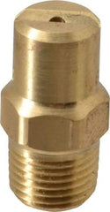 Bete Fog Nozzle - 1/8" Pipe, 30° Spray Angle, Brass, Standard Fan Nozzle - Male Connection, 1.58 Gal per min at 100 psi, 0.08" Orifice Diam - Exact Tool & Supply