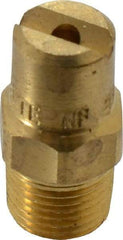 Bete Fog Nozzle - 1/8" Pipe, 30° Spray Angle, Brass, Standard Fan Nozzle - Male Connection, 3.16 Gal per min at 100 psi, 0.109" Orifice Diam - Exact Tool & Supply
