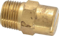 Bete Fog Nozzle - 3/8" Pipe, 90° Spray Angle, Brass, Standard Fan Nozzle - Male Connection, 1.58 Gal per min at 100 psi, 0.08" Orifice Diam - Exact Tool & Supply
