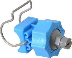 Bete Fog Nozzle - 1" Pipe, 65° Spray Angle, Grade 303 Polypropylene/Stainless Steel, Snap Release Nozzle System - 3.16 Gal per min at 100 psi, 0.109" Orifice Diam - Exact Tool & Supply