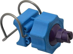 Bete Fog Nozzle - 1" Pipe, 65° Spray Angle, Grade 303 Polypropylene/Stainless Steel, Snap Release Nozzle System - 4.74 Gal per min at 100 psi, 0.141" Orifice Diam - Exact Tool & Supply